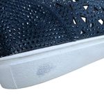 Lady Couture Flat Laser Cut High Top Bling Rhinestone Sneaker Navy Women's Size Blue Size 9 Photo 6
