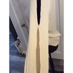 Neiman Marcus Floral Embroidered Boho Shirt V Neck Open Sleeves Large Photo 3