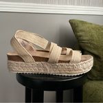 Esprit  Womens Gigi Tan Ankle Strap Espadrille Flatform Sandals Shoes Photo 4