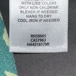 Halogen  x Atlantic Pacific Short Sleeve‎ Smocked Shirt Dress Green Floral Size M Photo 6