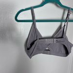 Anne Klein Light Gray Unlined Wireless Lightweight Stretch Bra Bralette Large Photo 4
