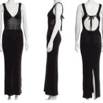 Torn By Ronny Kobo NWT Ronny kobo madi dress in black metallic Photo 5