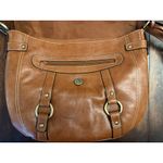 Nine West brown leather crossbody purse Photo 2