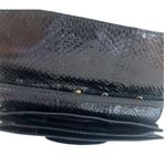 Cole Haan Collection Black Snake skin Clutch Photo 8
