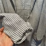 Workshop Republic Clothing  Linen Blend Striped Blazer Size Large Photo 1