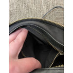 Vintage Viola Castellani Woven Slim Shoulder Bag Purse Black Photo 7