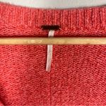 Free People  Brookside Tunic Sweater in Pink Lightning Oversized Boho Sz Large Photo 4