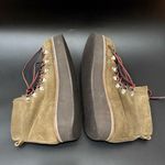Free People Durango Olive Tan Suede Leather Lace Up Platform Hiker Boots Size 39 Photo 7
