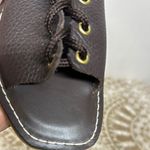 Kino Brown Sandals with Lace Detailing and Flat Sole Made in USA Size 7 Photo 4