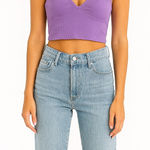 Urban Outfitters Out From Under Size Medium Purple Cropped Bra Top. Photo 0