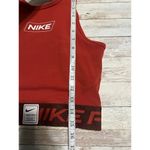 Nike  Pro Dri-Fit Crop Tank Top Women's Size Small Red Athleisure Workout Running Photo 4