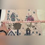 Vintage Birdhouse Sweater Vest Size Large Granny 90s Buttons Cottage Pink Photo 4