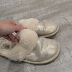 UGG  Gold Metallic Slippers Size 38 Photo 2