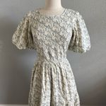 Dear Georgie Elizabeth Dress in Leaves Size‎ Small NWT 100% Cotton Gray Photo 2