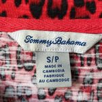 Tommy Bahama  Ashby T Shirt Red Leopard Cotton Tee S Photo 3