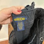 Ralph Lauren Rugby Womens Pants 2 Cotton Black Utility Cargo Zip Motto Slim Photo 1