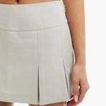 Miss Selfridge Pleated Mini Skort STONE NWT Size 4 Photo 2