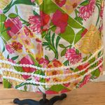 Lilly Pulitzer Fully Lined Yellow Pink Embellished Mini Pencil Skirt Size 10 Photo 6