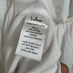 Lulus  Corfu Charm Ivory O-Ring Halter Maxi Dress White Beachy Flowy Medium Photo 6