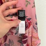 Torrid Chiffon Floral Blouse in Pink and Red Romantic Fall Modest Photo 3