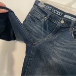 DKNY JEANS Soho Skinny Crop Jean Medium Wash Distressed Cropped Ankle Length ish Photo 7