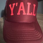OTTO Burgundy Trucker Hat with western charms Red Photo 2