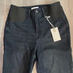 Good American NWT  Good Waist Maternity High Rise Skinny Jeans Dark Wash 4/27 Photo 3