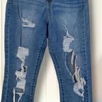1110 Cello Skinny Jeans 3/26 (26x23) Ripped Destroyed Light Wash Blue Photo 0