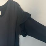 Current/Elliott Current/Elliot Black Dress Long Sleeve Photo 2
