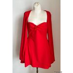 Babyboo  Megan Mini Dress Red Bow Large Photo 1