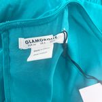 Glamorous  tiered mini smock dress with tie cuffs in‎ satin size 2 Photo 5