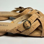 VANELi Brogan Exnula Huarache Sandals in Natural Cork (Wide) Tan Size 9 Photo 0