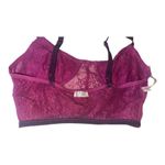 Free People  Intimates womens size XS purple Lace Bralette plum mesh bra​​ Photo 5