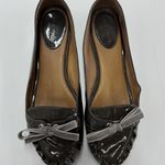 Kate Spade New York Shoes Womens Size 8.5 Gray Lacey Patent Leather Flats Loafer Photo 0