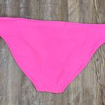 Aerie  Womens Hot Pink Bikini Swim Suit Bottoms Colorful Basic New Size L Large Photo 3