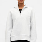 Gap NWT  GapFit Oversized Quarter-Zip Hoodie size M Photo 0