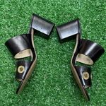 Louise et Cie Women's Kamea Grommet Embellished Black Sandals Size 8.5 Photo 10