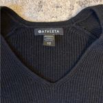 Athleta  Black V-Neck Sweater Photo 1