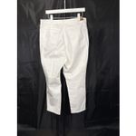 Crown & Ivy  Women's High Rise Skinny White Denim Jeans 14P Photo 6