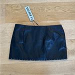 I am gia I.AM.GIA - Sid Faux Leather Mini Skirt in Black Photo 2