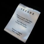 Sézane NWT Jackie Blouse in Noir Black Ruffle Shoulder Crepe Top 36 US 4 Photo 7