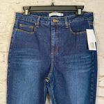 JustFab Womens Blue Distressed Shaping Stretch High Waisted Tummy Tame Jeans 32 Photo 1