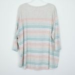 Avenue NWT Womens 3/4 Sleeve Striped Top Size 26/28 Round Neck Leisure Casual Photo 5