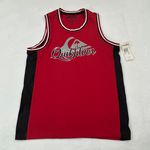 Quiksilver Vintage Y2K Skateboard Surf Red/Blk Basketball Tank Top Jersey size S Photo 0