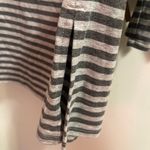 Eileen Fisher EUC Elileen Fisher Gray Knit Striped Tunic Top Dolman Sleeve Relaxed Casual Sz M Photo 4