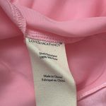 Love Shack Fancy  pink satin cowl neck dress Photo 7