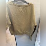 Pact  Olive Sweatshirt with Pastel 'Howdy' Graphic Size Lg Photo 2