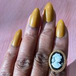 Black And White Cameo Oval Gold Ring Photo 8
