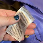 VERO MODA Women’s XS Purple Faux Leather Pleather Vegan Straight Leg Pants Rave Photo 5