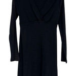 Michael Stars Black Long Sleeve Mini Dress Womens M Athletic Gorpcore Casual Photo 0